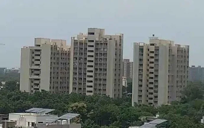 Architectural view of GANDHINAGAR ARMY HIGHRISE QUARTER (GUJRAT)