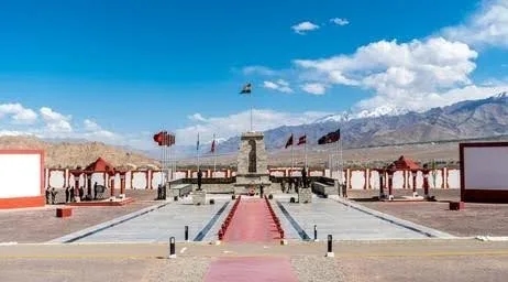 Architectural view of LEH ARMY SMARAK (LEH LADAKH)