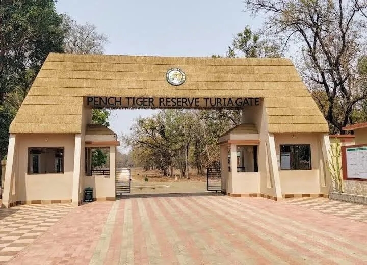 Architectural view of PENCH TIGER RESERVE MAIN GATE AWARD WINNING DESIGN (2021) (MP)