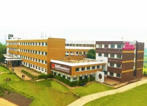 Architectural view of SAGE UNIVERSITY INDORE