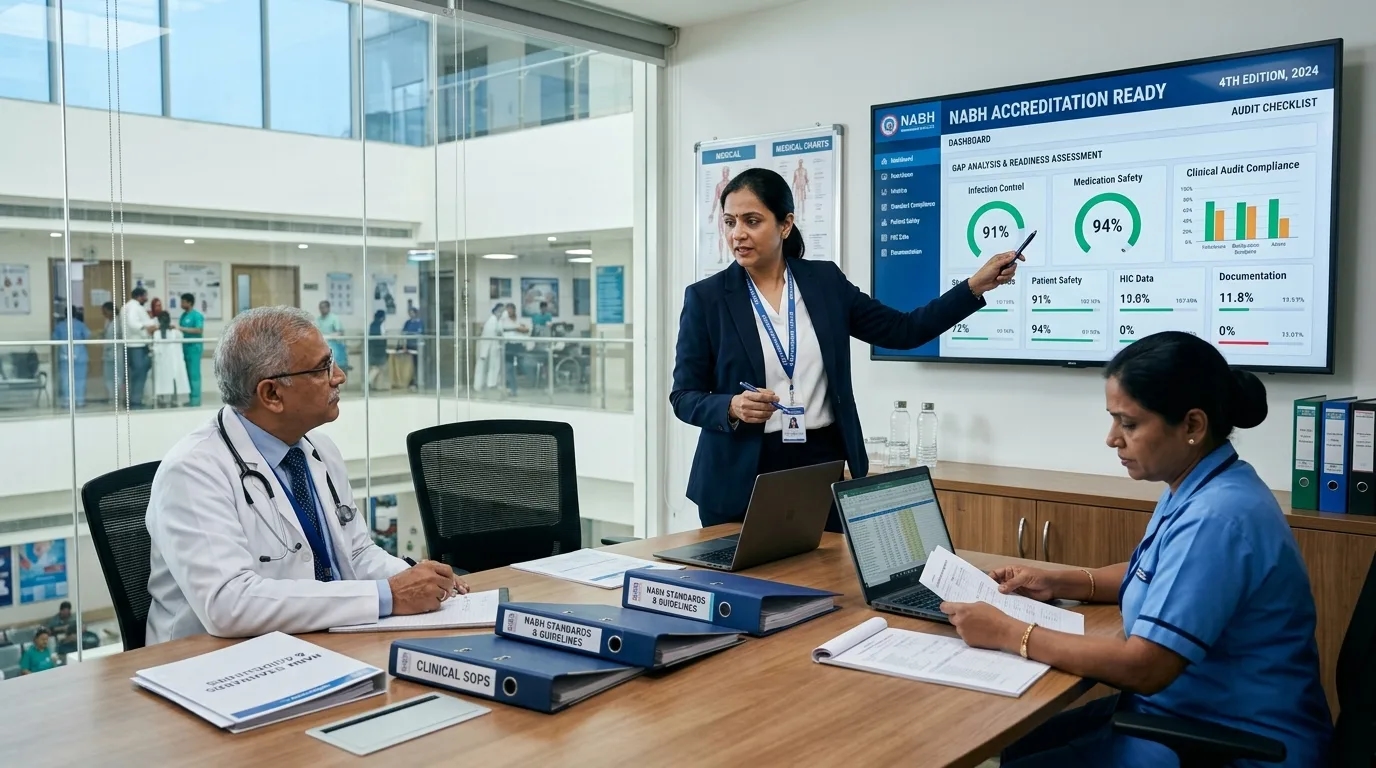 Engineering representation of NABH Accreditation Assistance
